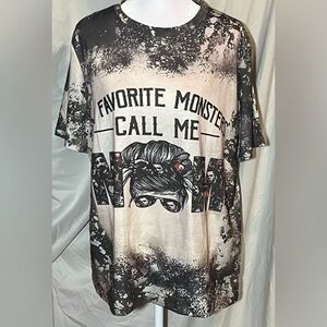 Call me monster call me mom " – Unique and Stylish women plus size graphic tee